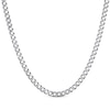 Thumbnail Image 1 of Curb Chain Necklace 5.3mm Solid Sterling Silver 20&quot;