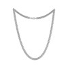 Thumbnail Image 1 of Solid Curb Chain Necklace 5.3mm Sterling Silver 24"