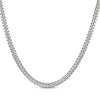 Thumbnail Image 0 of Solid Cuban Curb Chain Necklace 6.4mm Sterling Silver 24"