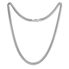 Thumbnail Image 1 of Solid Cuban Curb Chain Necklace 6.4mm Sterling Silver 24"