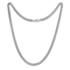 Thumbnail Image 2 of Cuban Curb Chain Necklace 6.4mm Solid Sterling Silver 24&quot;
