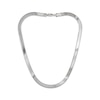 Thumbnail Image 0 of Solid Herringbone Chain Necklace 5.4mm Sterling Silver 18"