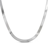 Thumbnail Image 1 of Solid Herringbone Chain Necklace 5.4mm Sterling Silver 18"