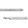 Thumbnail Image 3 of Herringbone Chain Necklace 5.4mm Solid Sterling Silver 18&quot;