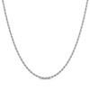 Thumbnail Image 1 of 2.5mm Rope Chain Necklace Solid Sterling Silver 20&quot;