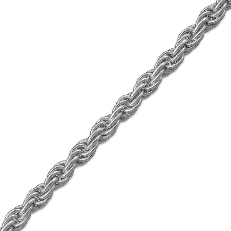 Main Image 2 of Rope Chain Necklace 2.5mm Solid Sterling Silver 22&quot;