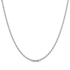 Thumbnail Image 1 of Rope Chain Necklace 2.5mm Solid Sterling Silver 24&quot;