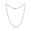 Thumbnail Image 2 of Diamond-Cut Rope Chain Necklace 2.7mm Solid Sterling Silver 20&quot;