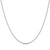 Thumbnail Image 1 of Diamond-Cut Rope Chain Necklace 2mm Solid Sterling Silver 18&quot;