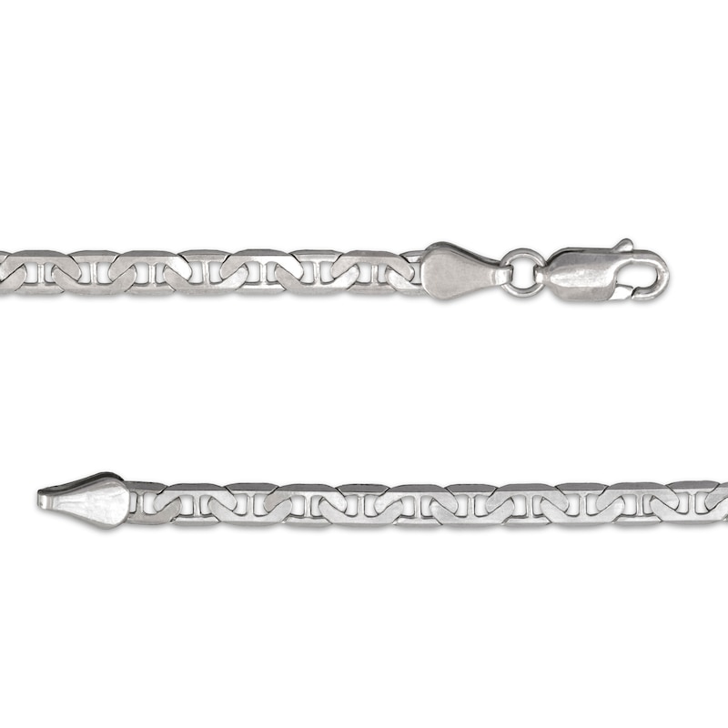 Main Image 3 of Mariner Chain Necklace 3.9mm Solid Sterling Silver 20&quot;