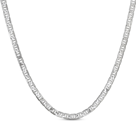 Mariner Chain Necklace 4.8mm Solid Sterling Silver 24"