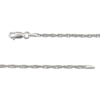 Thumbnail Image 2 of Solid Singapore Chain Necklace 2.2mm Sterling Silver 24"