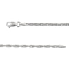 Thumbnail Image 3 of Singapore Chain Necklace 2.2mm Solid Sterling Silver 24&quot;