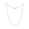 Thumbnail Image 1 of Solid Box Chain Necklace 1mm Sterling Silver 16"