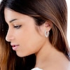 Thumbnail Image 4 of Double Oval Hoop Earrings Sterling Silver