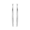 Thumbnail Image 2 of Tube Hoop Earrings Sterling Silver 50.5mm