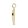 Thumbnail Image 3 of Men's Black Diamond Cross Charm 1/2 ct tw 10K Yellow Gold