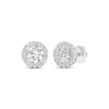 Thumbnail Image 1 of KAY Lab-Grown Diamonds Halo Stud Earrings 1-1/2 ct tw 14K White Gold (F/SI2)