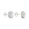 Thumbnail Image 4 of KAY Lab-Grown Diamonds Halo Stud Earrings 1-1/2 ct tw 14K White Gold (F/SI2)