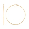 Thumbnail Image 3 of Tube Hoop Earrings 10K Yellow Gold 70mm