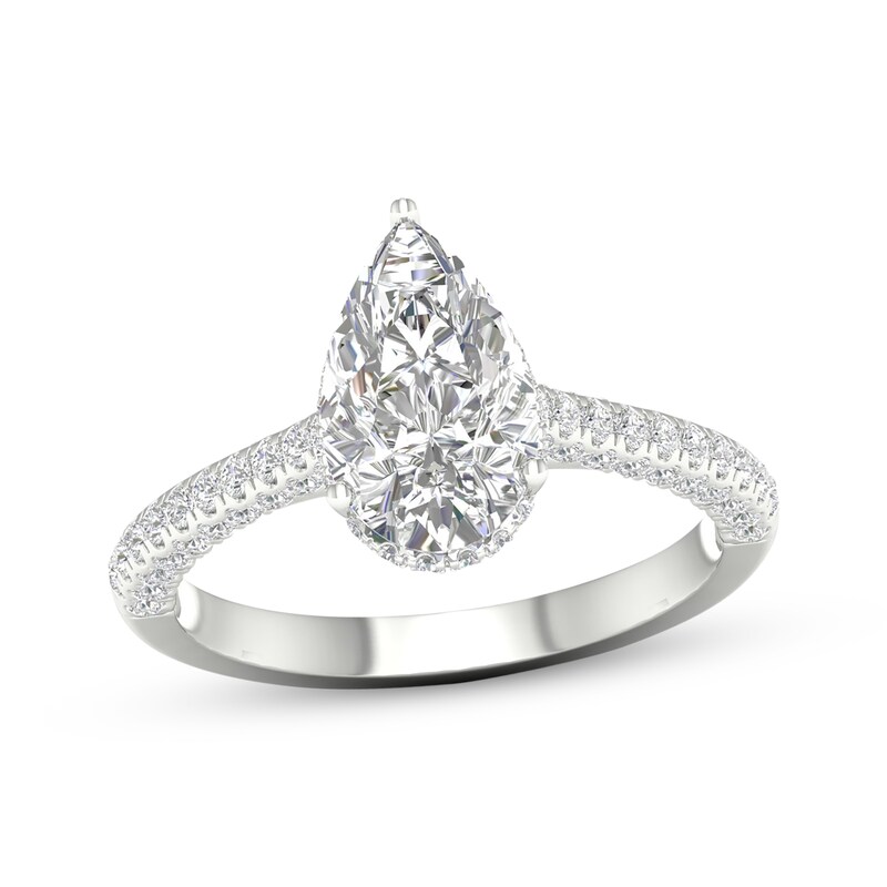 LabCreated Diamonds by KAY PearShaped Engagement Ring 21/2 ct tw 14K