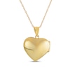 Thumbnail Image 2 of "Abuela" Puffed Heart Locket Necklace 14K Yellow Gold 18"