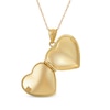 Thumbnail Image 3 of "Abuela" Puffed Heart Locket Necklace 14K Yellow Gold 18"