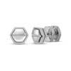 Thumbnail Image 1 of Men's Hexagon Stud Earrings Stainless Steel