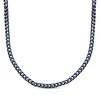 Thumbnail Image 1 of Foxtail Chain Necklace Blue Ion-Plated Solid Stainless Steel 24&quot;