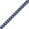 Thumbnail Image 2 of Foxtail Chain Necklace Blue Ion-Plated Solid Stainless Steel 24&quot;