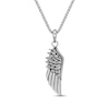 Thumbnail Image 1 of Angel Wing Necklace Stainless Steel 24&quot;