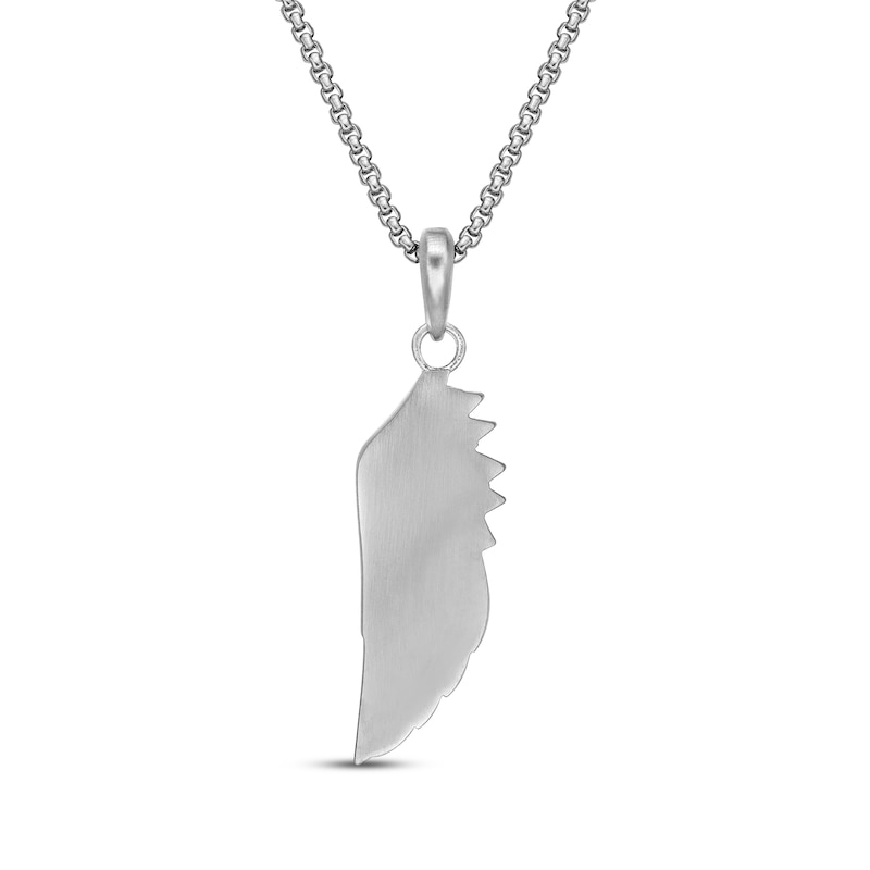 Main Image 3 of Angel Wing Necklace Stainless Steel 24&quot;