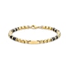 Thumbnail Image 0 of Solid Ceramic Link Bracelet Yellow Ion-Plated Stainless Steel 8.5"