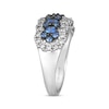 Thumbnail Image 1 of Le Vian Sapphire Waterfall Ring 1/2 ct tw Diamonds 14K Vanilla Gold