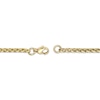 Thumbnail Image 3 of Wheat Chain Necklace Yellow Ion-Plated Solid Stainless Steel 18&quot;