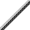 Thumbnail Image 1 of Solid Layered Box Chain Necklace Black Ion-Plated & Stainless Steel 24"