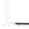 Thumbnail Image 4 of Layered Box Chain Necklace Black Ion-Plated & Solid Stainless Steel 24&quot;