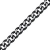 Thumbnail Image 2 of Curb Chain Necklace 11mm Black Ion-Plated Solid Stainless Steel 18&quot;