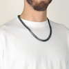 Thumbnail Image 4 of Curb Chain Necklace 11mm Black Ion-Plated Solid Stainless Steel 20&quot;
