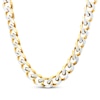 Thumbnail Image 1 of Curb Chain Necklace 11mm Yellow Ion-Plated Solid Stainless Steel 18&quot;