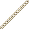 Thumbnail Image 2 of Curb Chain Necklace 11mm Yellow Ion-Plated Solid Stainless Steel 18&quot;