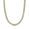 Thumbnail Image 1 of Curb Chain Necklace 11mm Yellow Ion-Plated Solid Stainless Steel 20&quot;