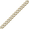 Thumbnail Image 2 of Curb Chain Necklace 11mm Yellow Ion-Plated Solid Stainless Steel 24"