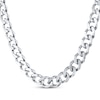 Thumbnail Image 1 of Curb Chain Necklace 11mm Solid Stainless Steel 24&quot;