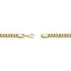 Thumbnail Image 3 of Foxtail Chain Necklace 6mm Yellow Ion-Plated Solid Stainless Steel 22&quot;