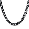 Thumbnail Image 1 of Foxtail Chain Necklace 6mm Black Ion-Plated Solid Stainless Steel 30&quot;