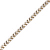 Thumbnail Image 2 of Foxtail Chain Necklace 5mm Solid Stainless Steel & Yellow Ion-Plating 30"