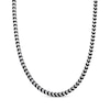 Thumbnail Image 1 of Foxtail Chain Necklace 5mm Black Ion-Plated Solid Stainless Steel 20"