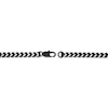 Thumbnail Image 3 of Foxtail Chain Necklace 5mm Black Ion-Plated Solid Stainless Steel 20"