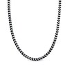 Thumbnail Image 1 of Foxtail Chain Necklace 5mm Black Ion-Plated Solid Stainless Steel 24&quot;